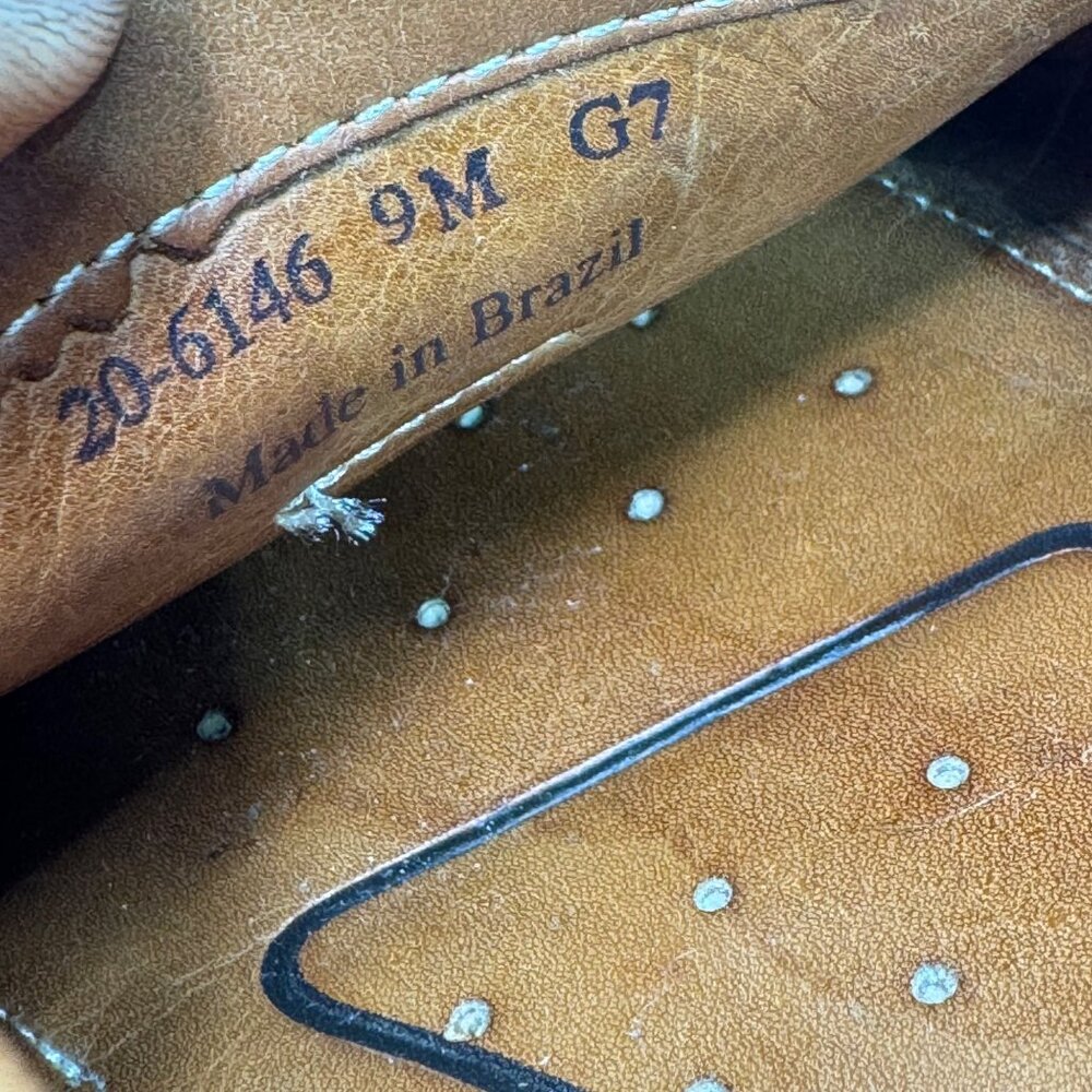 Johnston & Murphy Mens Size 9M Brown Leather Tassel Loafers Casual or Dress Shoe - Picture 6 of 9